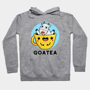 Goatea Cute Goat Tea Pun Hoodie